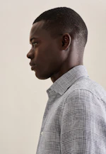 Shaped Business Hemd Karo in Dunkelblau |  Seidensticker Onlineshop