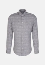 Shaped Business Hemd Karo in Dunkelblau |  Seidensticker Onlineshop