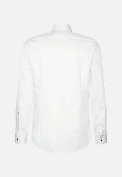 Shaped Tuxedo shirt Uni in Weiß |  Seidensticker Onlineshop