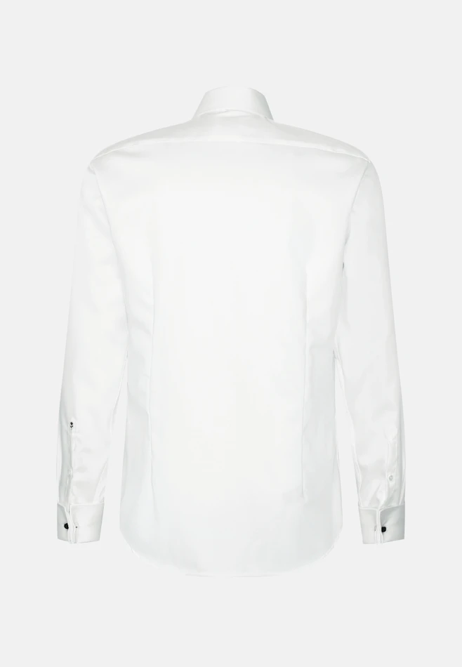 Shaped Chemise de smoking Uni dans Blanc | Boutique en ligne Seidensticker