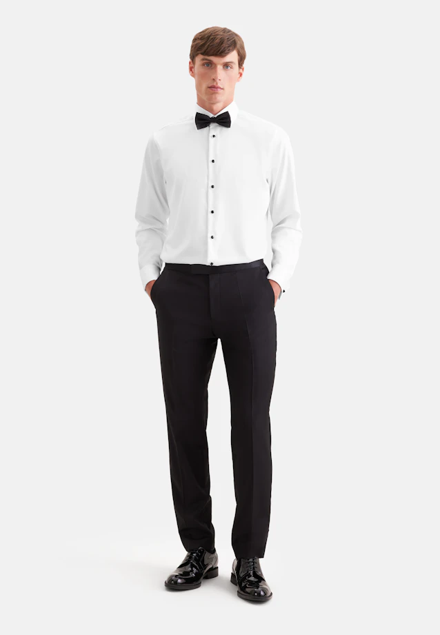 Shaped Chemise de smoking Uni in Blanc |  Seidensticker Onlineshop