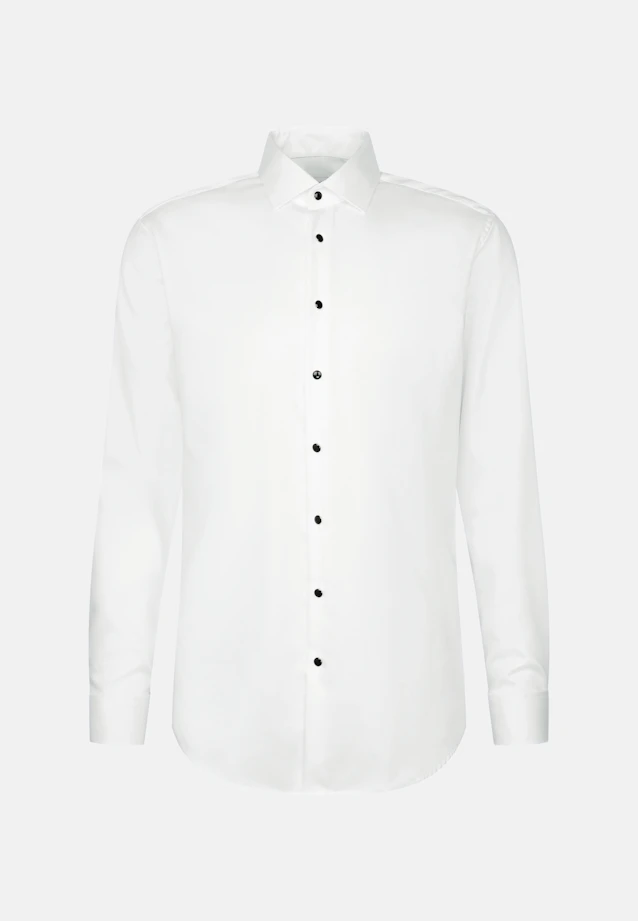 Shaped Chemise de smoking Uni in Blanc |  Seidensticker Onlineshop