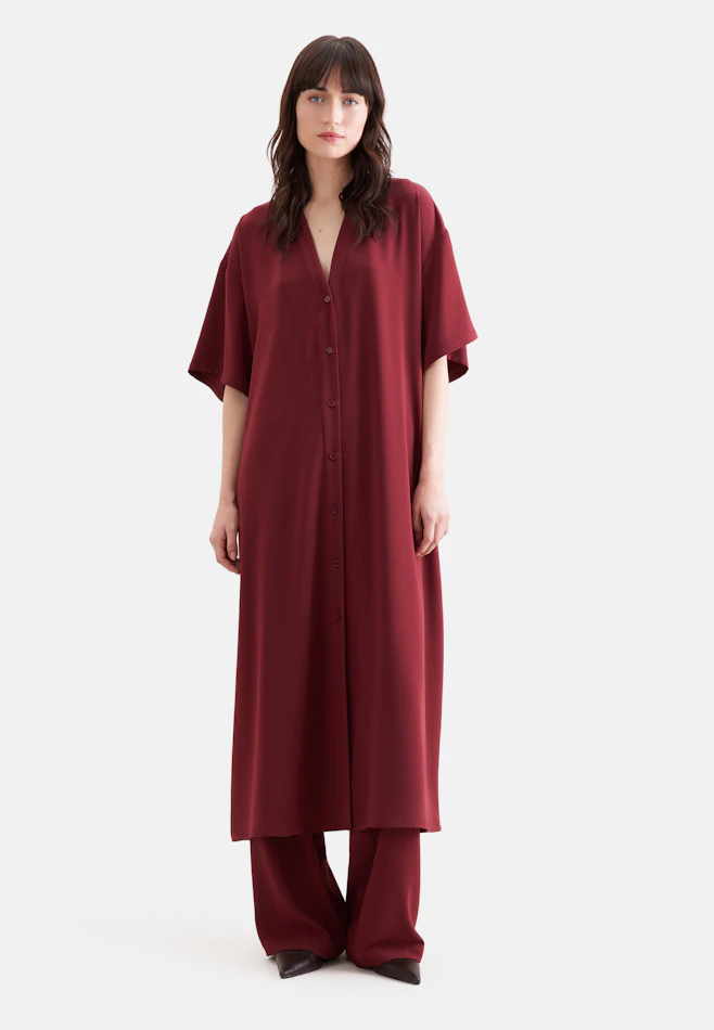Kimono fluide avec poches latérales dans Rouge | Boutique en ligne Seidensticker