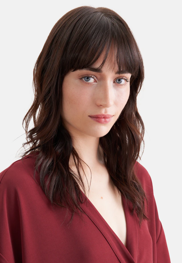 Flowing kimono with side pockets in Rot |  Seidensticker Onlineshop