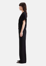 Wickelbluse Uni in Schwarz |  Seidensticker Onlineshop