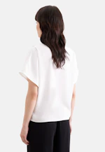 Wrap blouse Uni in Weiß |  Seidensticker Onlineshop
