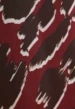 Flowing trousers with elastic waistband and belt loops in Rot |  Seidensticker Onlineshop