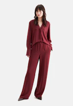 Fließende Tunika mit Stehkragen in Rot |  Seidensticker Onlineshop