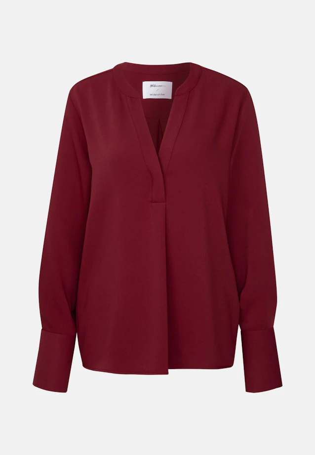 Fließende Tunika mit Stehkragen in Rot |  Seidensticker Onlineshop