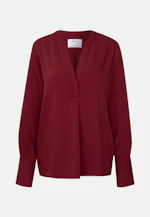 Fließende Tunika mit Stehkragen in Rot |  Seidensticker Onlineshop