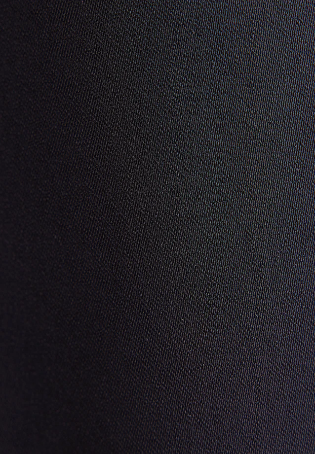 Flowing tunic dress with stand-up collar in Schwarz |  Seidensticker Onlineshop