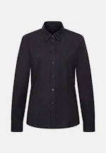 Classic blouse Uni in Schwarz |  Seidensticker Onlineshop