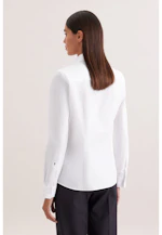 Classic blouse Uni in Weiß |  Seidensticker Onlineshop