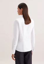 Klassische Bluse Uni in Weiß |  Seidensticker Onlineshop