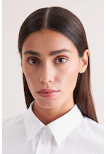 Classic blouse Uni in Weiß |  Seidensticker Onlineshop