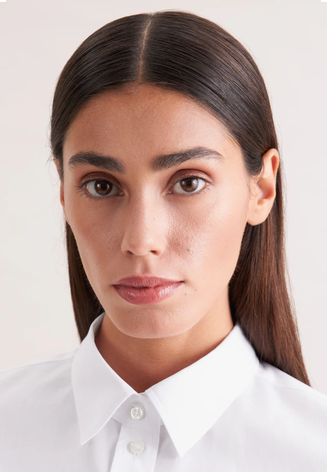 Classic blouse Uni in Weiß |  Seidensticker Onlineshop