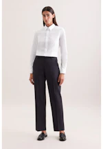 Classic blouse Uni in Weiß |  Seidensticker Onlineshop