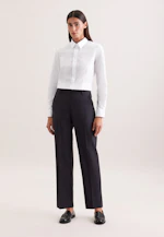 Klassische Bluse Uni in Weiß |  Seidensticker Onlineshop