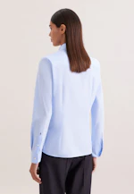 Klassische Bluse Uni in Hellblau |  Seidensticker Onlineshop