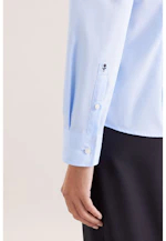 Classic blouse Uni in Hellblau |  Seidensticker Onlineshop