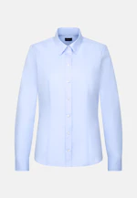 Klassische Bluse Uni in Hellblau |  Seidensticker Onlineshop