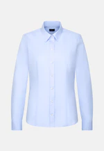 Klassische Bluse Uni in Hellblau |  Seidensticker Onlineshop