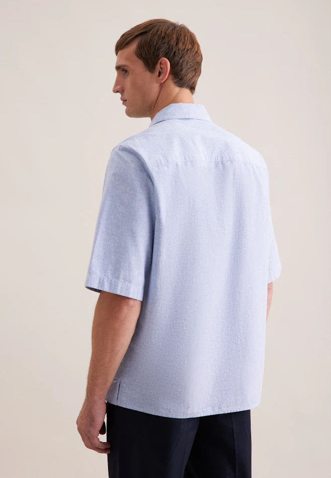 Regular Resort Hemd Uni in Hellblau | Seidensticker Onlineshop
