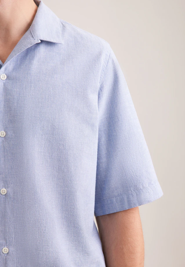 Regular Chemise resort Uni in Bleu Clair |  Seidensticker Onlineshop