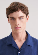 Regular Chemise resort Uni in Bleu Foncé |  Seidensticker Onlineshop