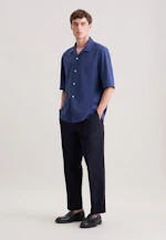 Regular Chemise resort Uni in Bleu Foncé |  Seidensticker Onlineshop