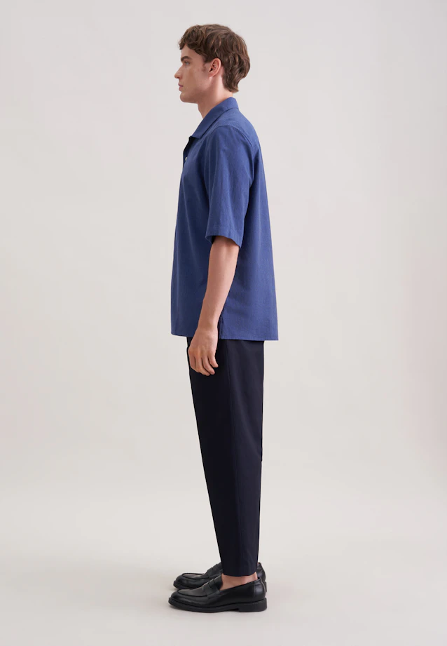 Regular Chemise resort Uni in Bleu Foncé |  Seidensticker Onlineshop