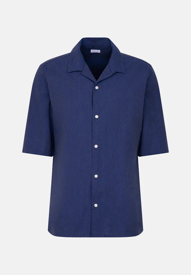 Regular Chemise resort Uni in Bleu Foncé |  Seidensticker Onlineshop