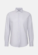 Regular Chemise en lin Rayures in Bleu Clair |  Seidensticker Onlineshop