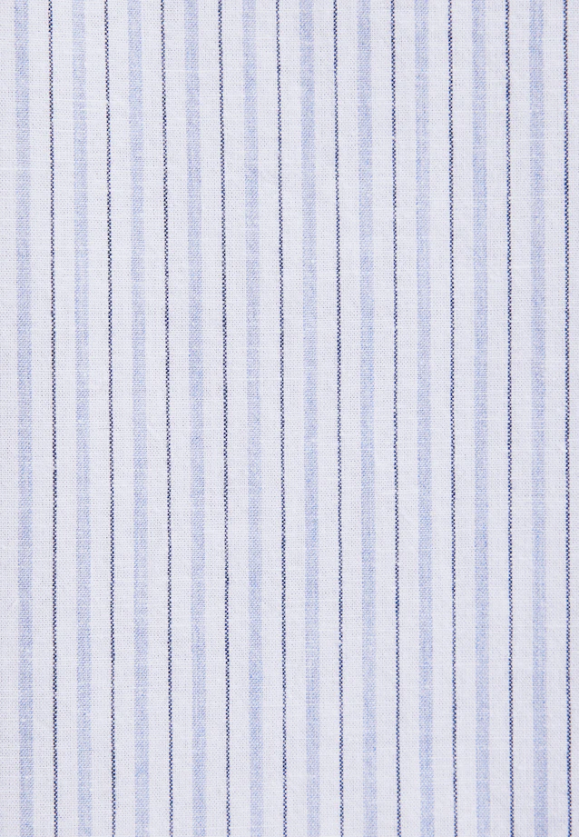 Slim Chemise en lin Rayures in Bleu Clair |  Seidensticker Onlineshop