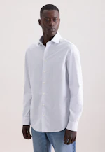 Slim Chemise en lin Rayures in Bleu Clair |  Seidensticker Onlineshop