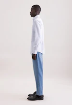 Slim Chemise en lin Rayures in Bleu Clair |  Seidensticker Onlineshop