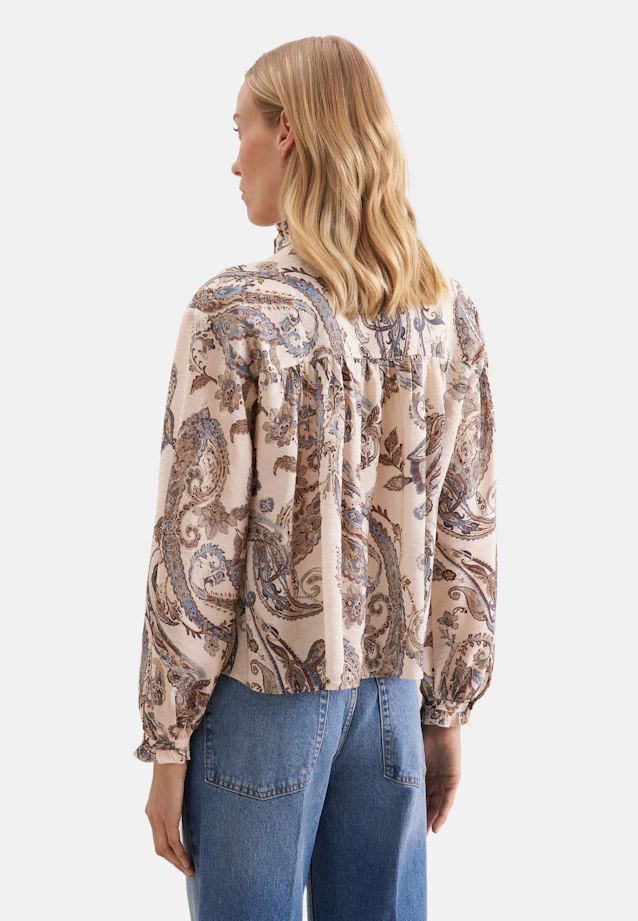 Playful tunic blouse with ruffle details in Light Blue |  Seidensticker Onlineshop