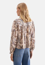 Playful tunic blouse with ruffle details in Light Blue |  Seidensticker Onlineshop