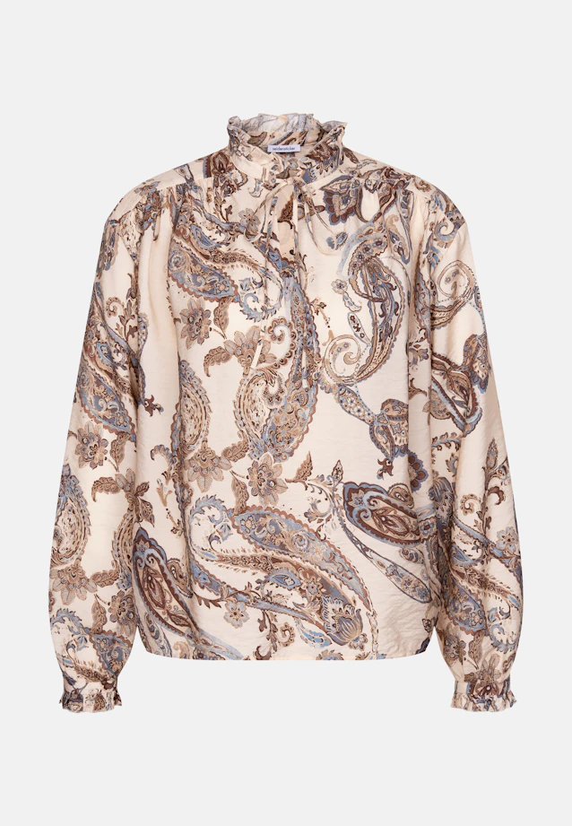 Playful tunic blouse with ruffle details in Light Blue |  Seidensticker Onlineshop