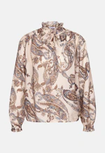 Playful tunic blouse with ruffle details in Light Blue |  Seidensticker Onlineshop