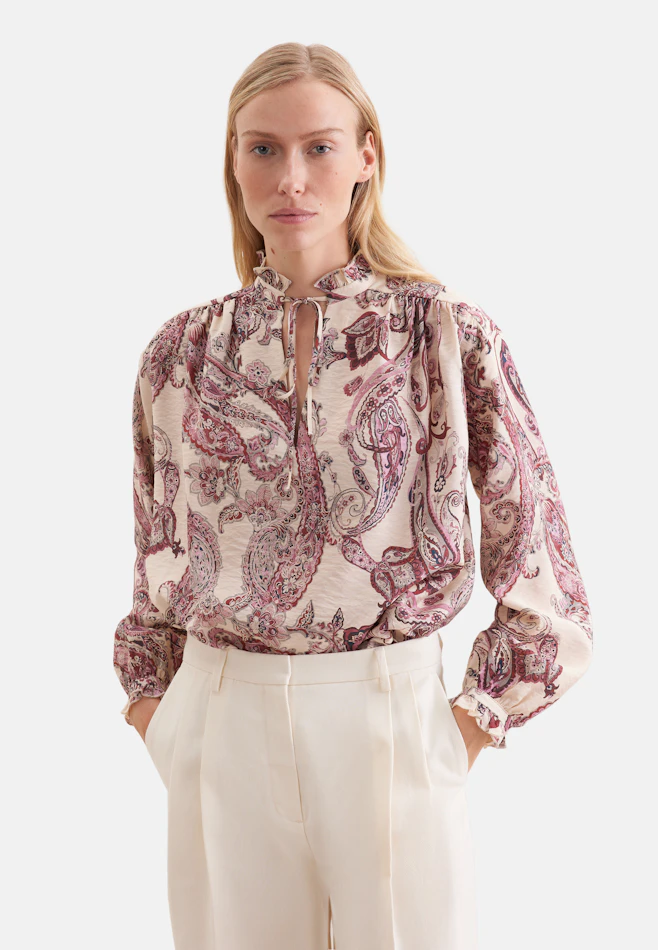 Verspielte Tunikabluse mit Rüschendetails in Rosa | Seidensticker Onlineshop