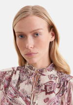 Playful tunic blouse with ruffle details in Rosa |  Seidensticker Onlineshop