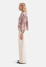 Playful tunic blouse with ruffle details in Rosa |  Seidensticker Onlineshop