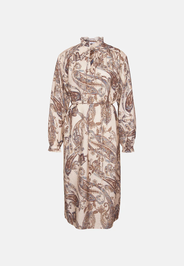 Robe tunique ludique avec des détails à volants et ceinture à la taille in Bleu Clair |  Seidensticker Onlineshop