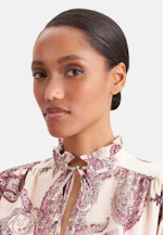 Verspieltes Tunikakleid mit Rüschendetails und Taillengürtel in Rosa |  Seidensticker Onlineshop