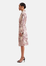 Verspieltes Tunikakleid mit Rüschendetails und Taillengürtel in Rosa |  Seidensticker Onlineshop