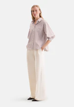 Oversized Hemdbluse mit 3/4 Arm aus Baumwoll Stretch in Braun |  Seidensticker Onlineshop