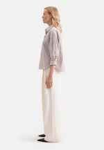 Oversized Hemdbluse mit 3/4 Arm aus Baumwoll Stretch in Braun |  Seidensticker Onlineshop