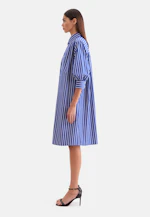 Hemdblusenkleid mit 3/4 Arm in Mittelblau |  Seidensticker Onlineshop