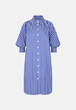 Hemdblusenkleid mit 3/4 Arm in Mittelblau |  Seidensticker Onlineshop